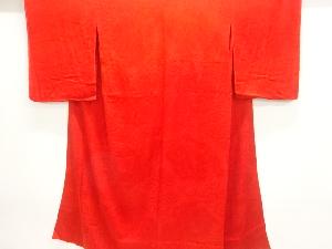 アンティーク　紋錦紗鼓に鶴模様織出し長襦袢